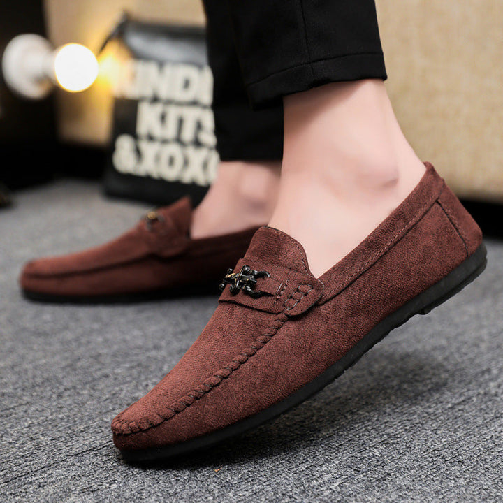 Mocassins formels en daim pour hommes - Johan