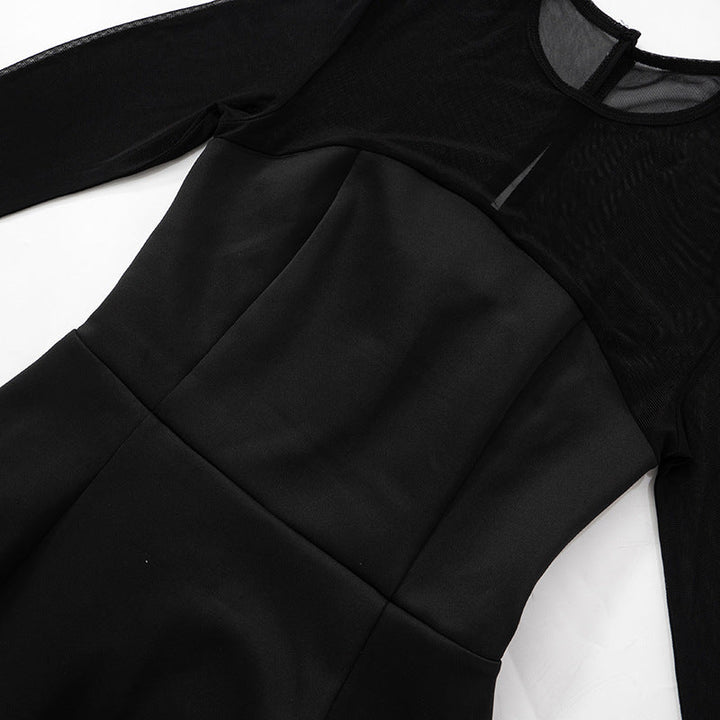 Mini robe à manches transparentes - Clara