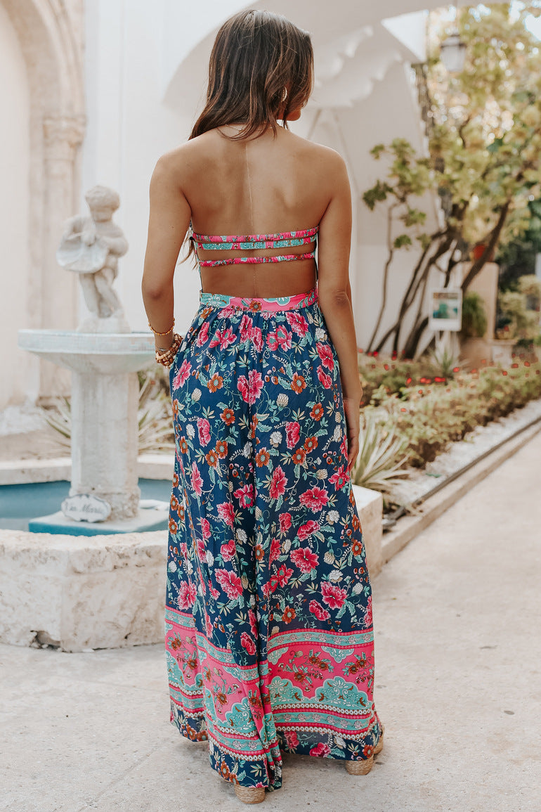 Combinaison de plage à imprimé floral pour femmes - Ottilie