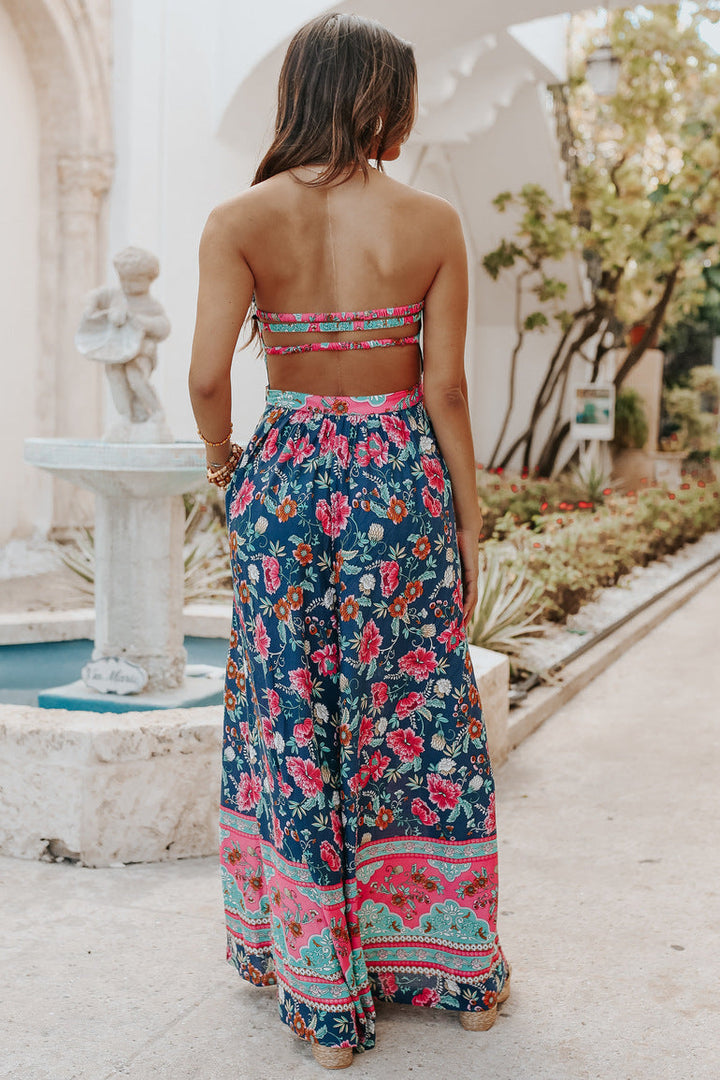 Combinaison de plage à imprimé floral pour femmes - Ottilie