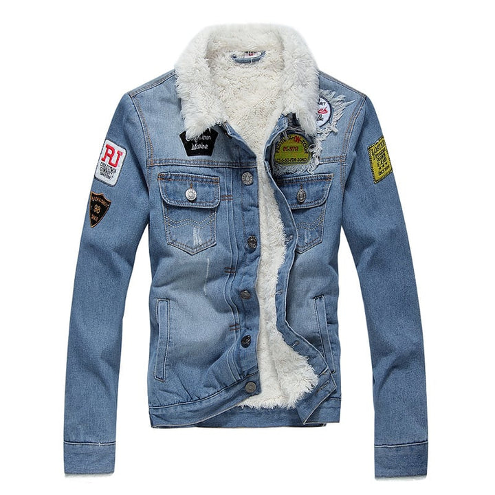 Veste en jean pour homme, coupe droite doublée - Darnel