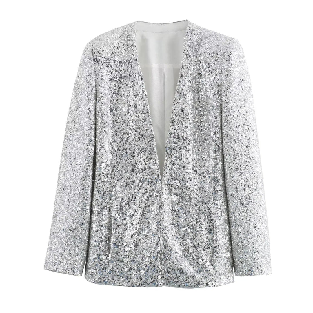 Blazer à paillettes pour femmes - Arvein