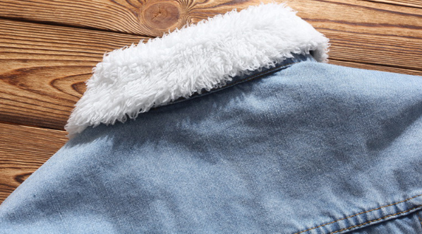 Veste en jean pour homme, coupe droite doublée - Darnel