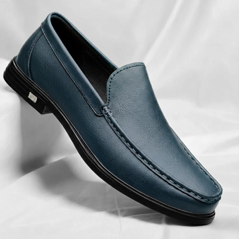 Chaussures mocassins homme formelles finition lisse - Luca