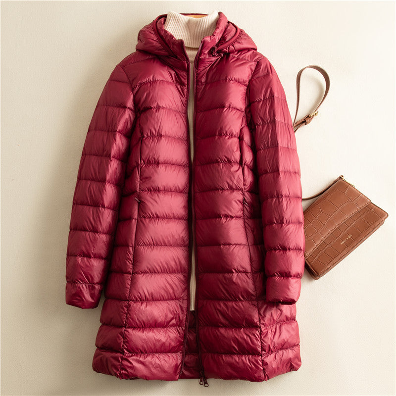 Veste longue à capuche pour femmes - Freja