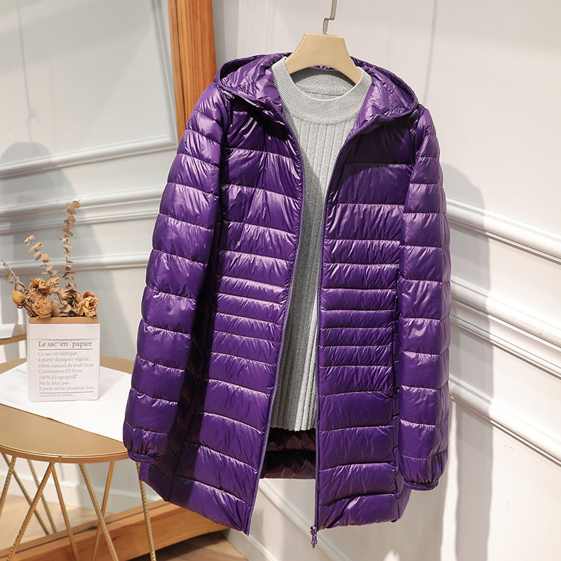Veste à capuche longue et légère pour femmes - Alva