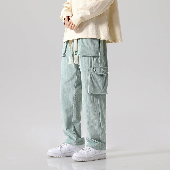 Pantalon cargo en velours côtelé pour homme - Erlend