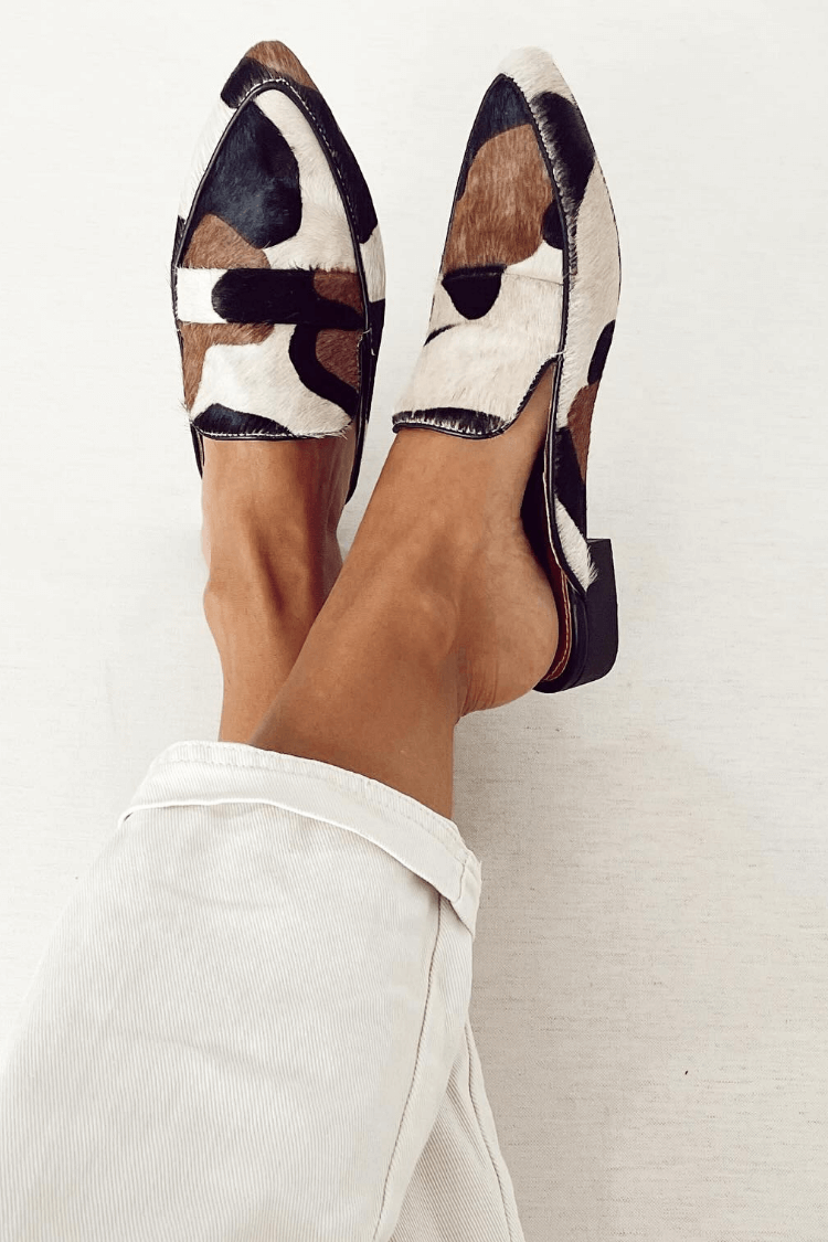 Mules à bout fermé pour femmes avec imprimé - Bria