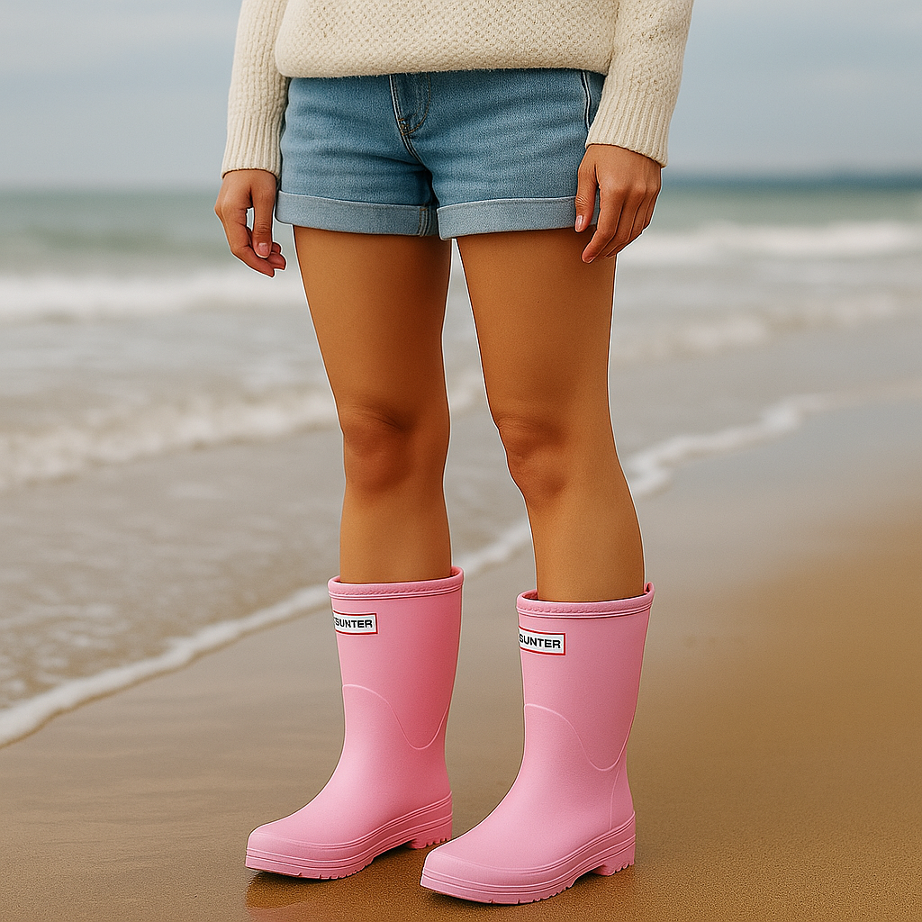 Bottes de pluie imperméables pour femmes, design fonctionnel - Anouk