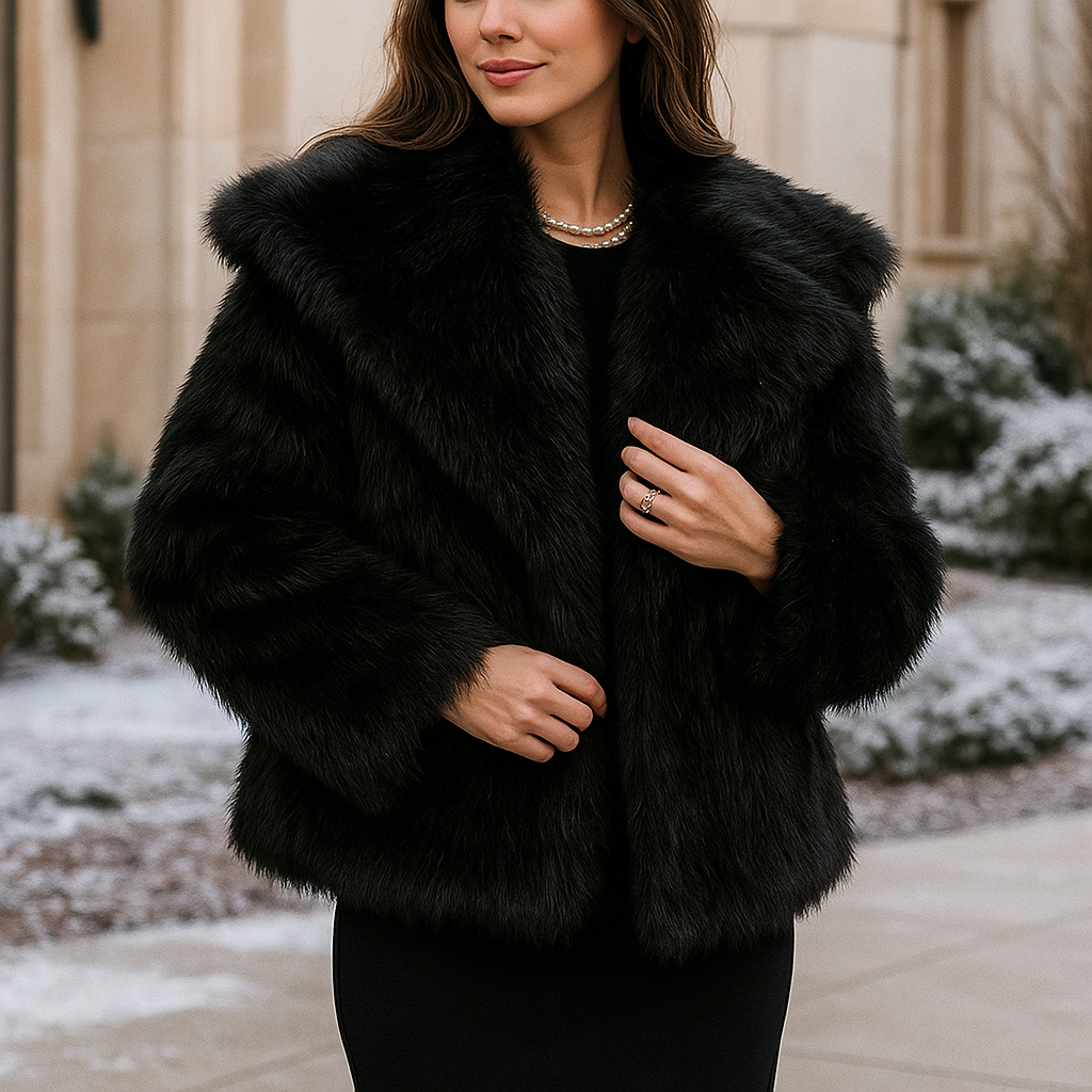 Manteau effet velours pour femme - Aurélie