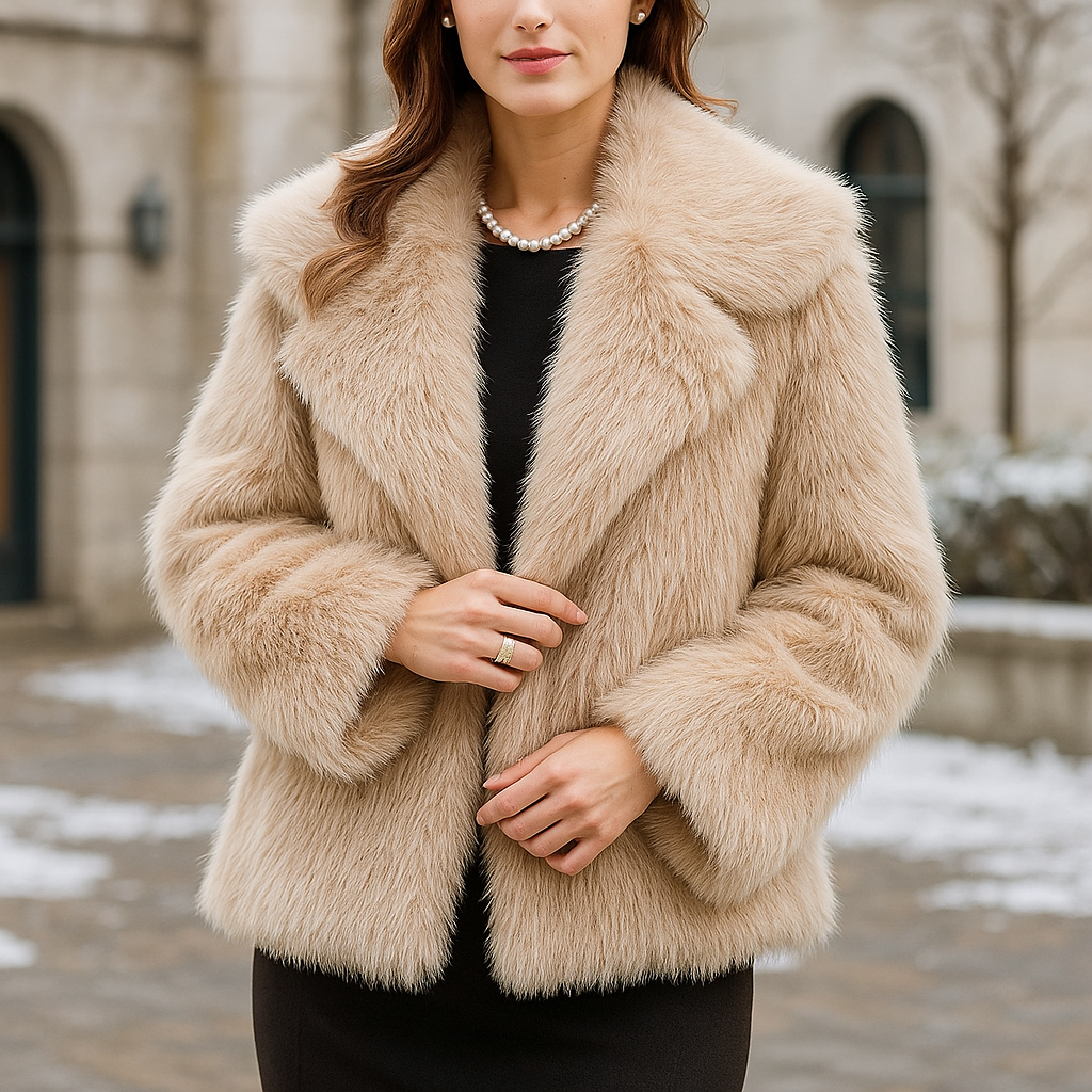 Manteau effet velours pour femme - Aurélie