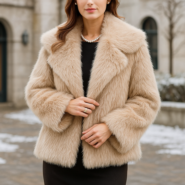 Manteau effet velours pour femme - Aurélie