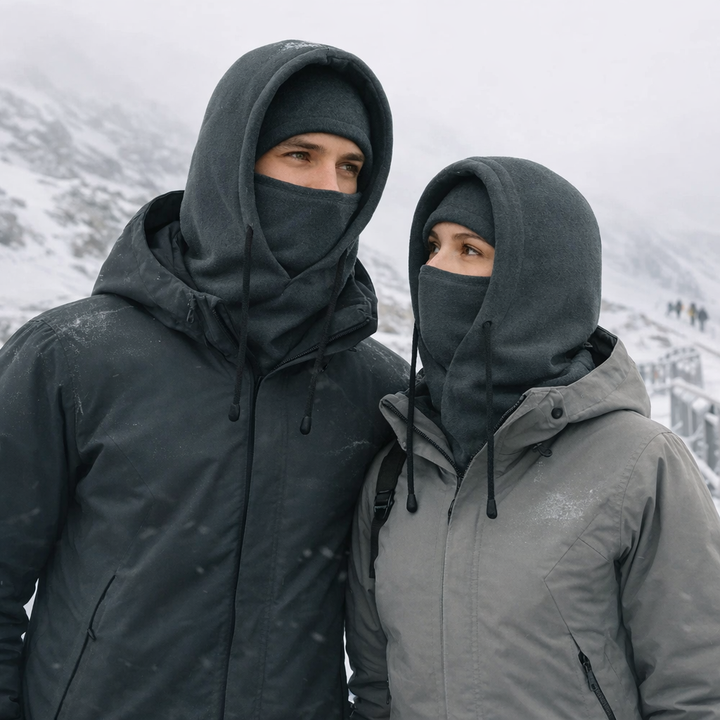 Cagoule unisexe en polaire thermique pour grand froid - Fergio