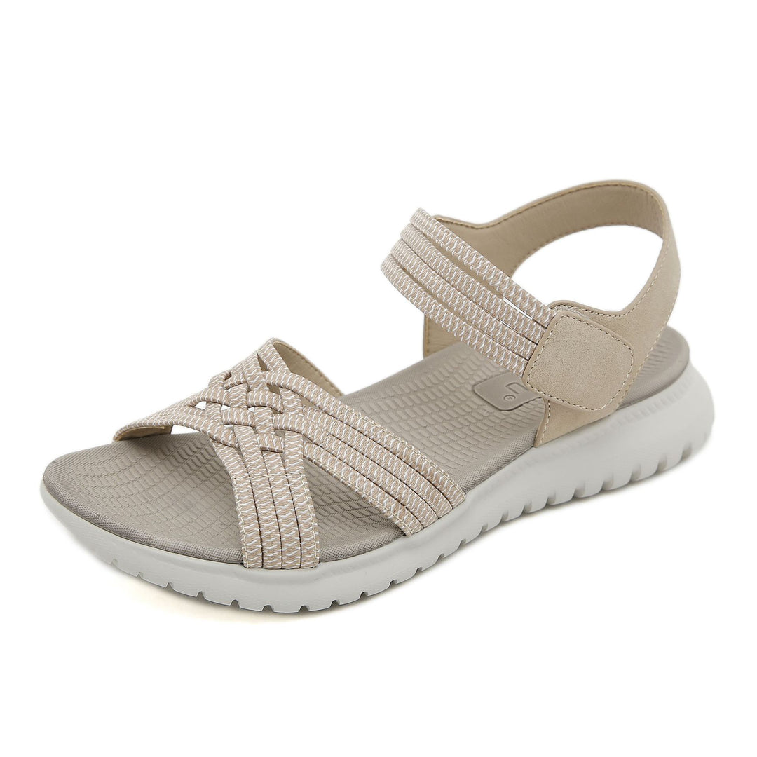 Sandales orthopédiques pour femmes avec brides de marche élastiques - Valery