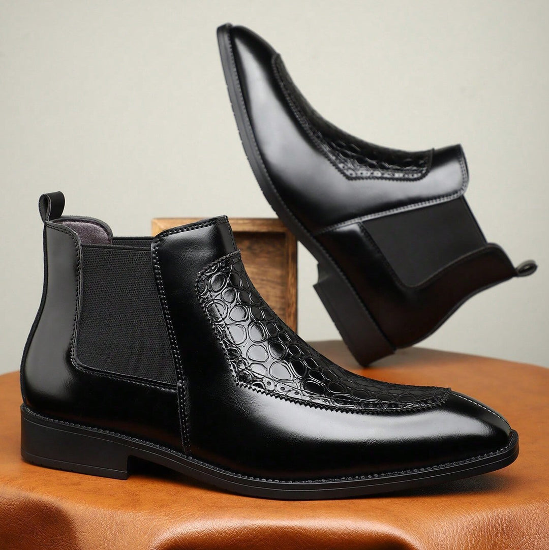 Bottines habillées pour hommes avec élastique latéral - Zirek