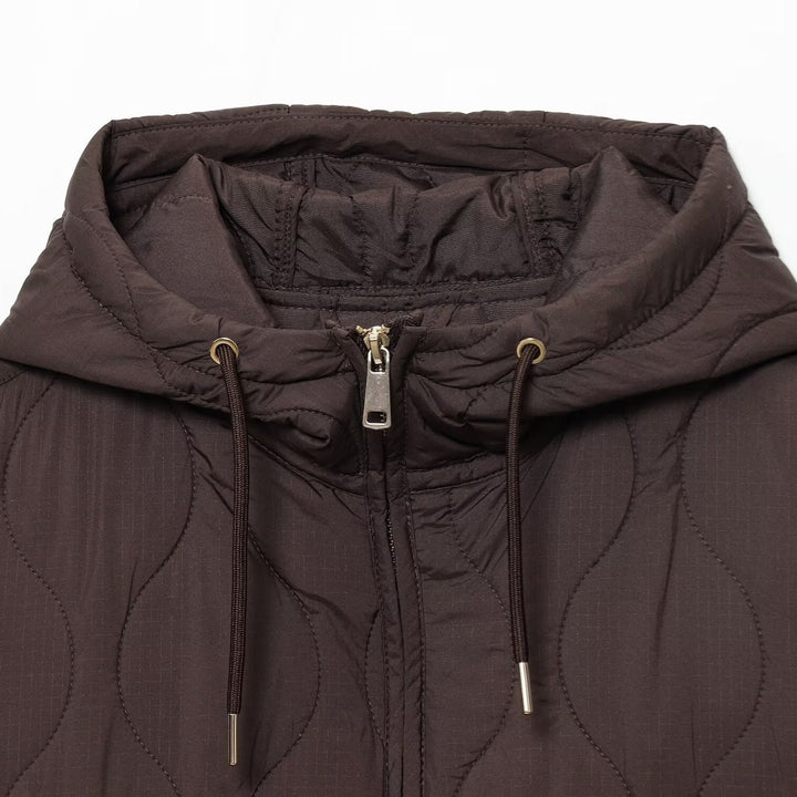 Manteau matelassé pour femmes avec fermeture fonctionnelle sur le devant - Bonny