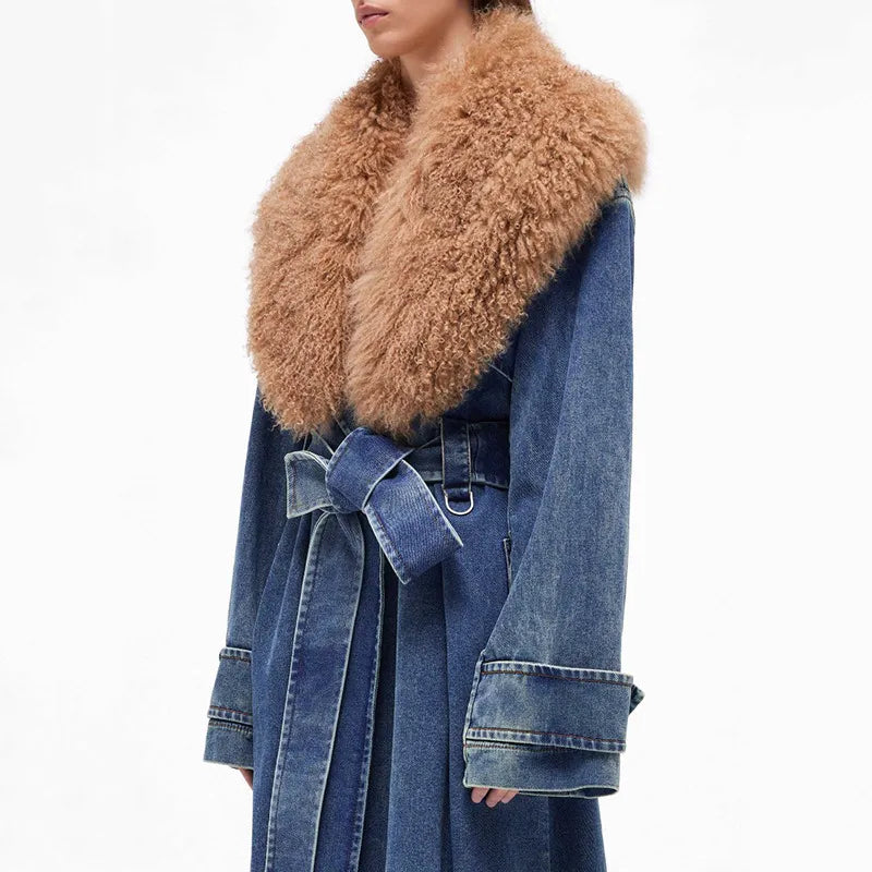 Danella - Trench en Jean Tendance pour Femme
