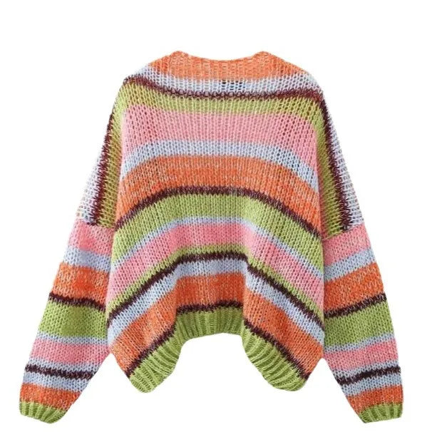 Cardigan en maille à col en V pour femme - Seldra