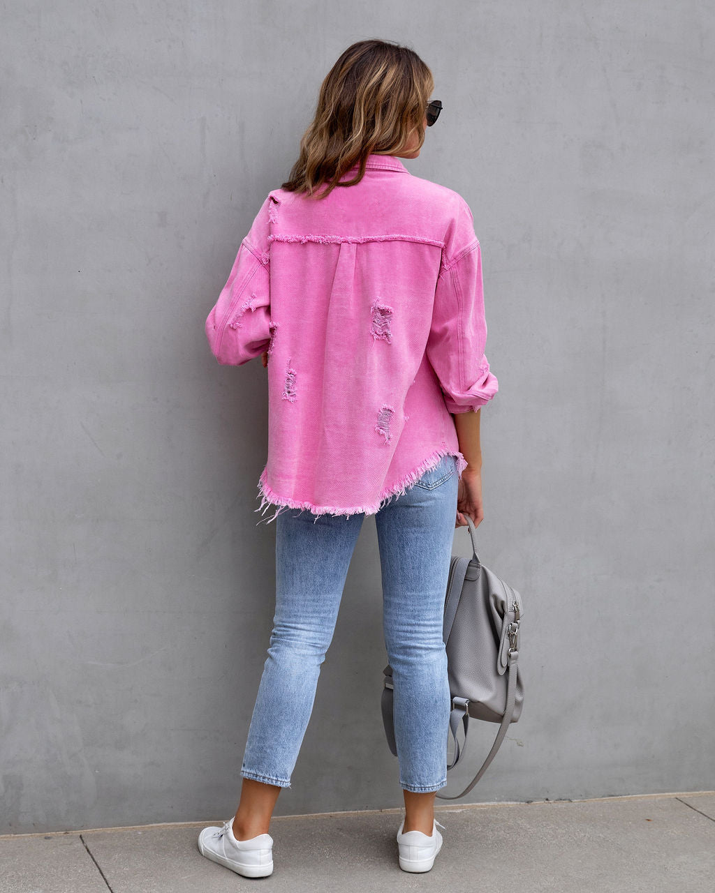 Veste en jean décontractée pour femmes - Ravina