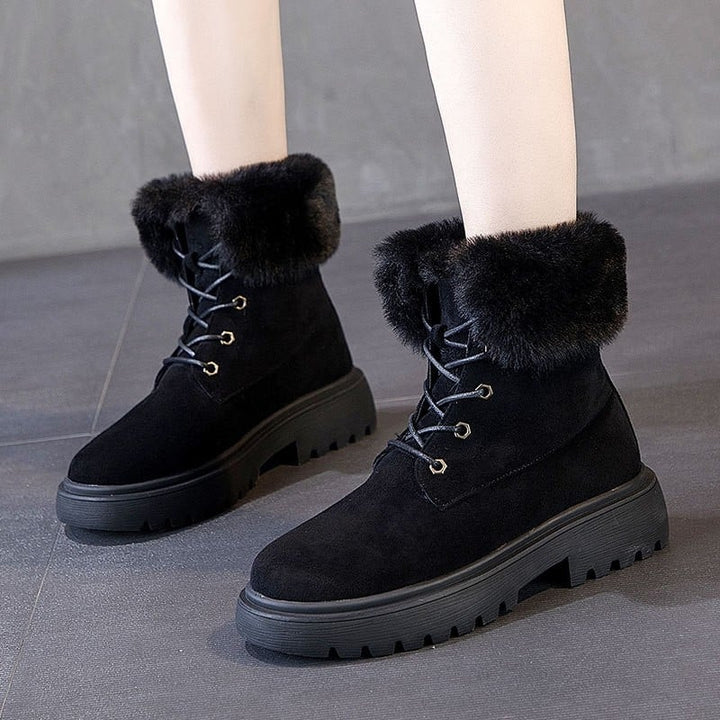 Bottes thermiques à effet soft-touch pour femmes - Vaelinne