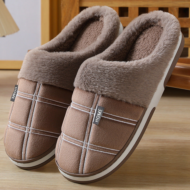 Chaussons homme effet peluche - Renlor