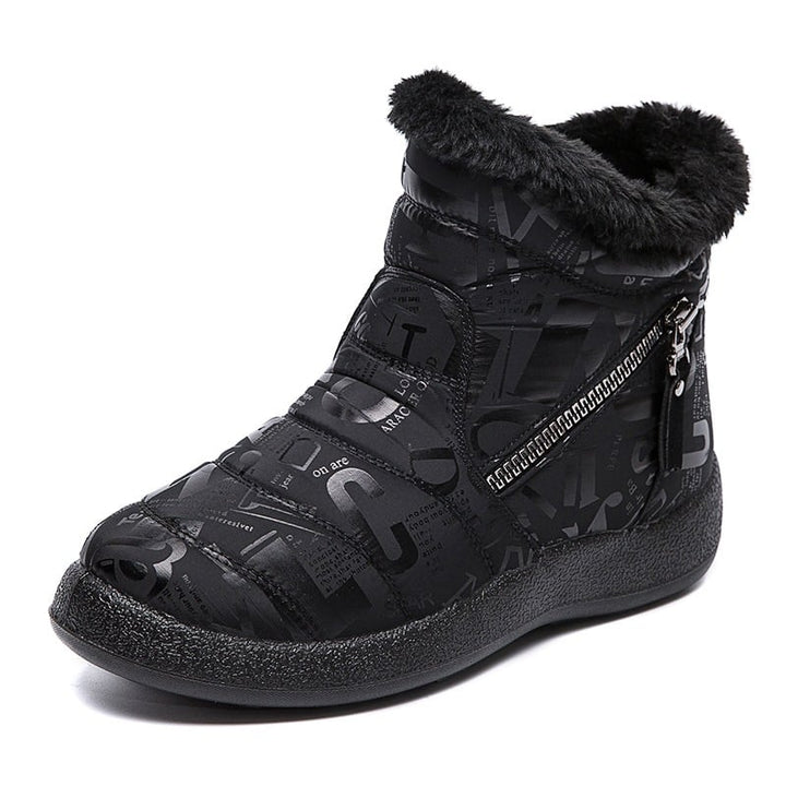 Bottes d'hiver pour femmes avec imprimé - Lirenne