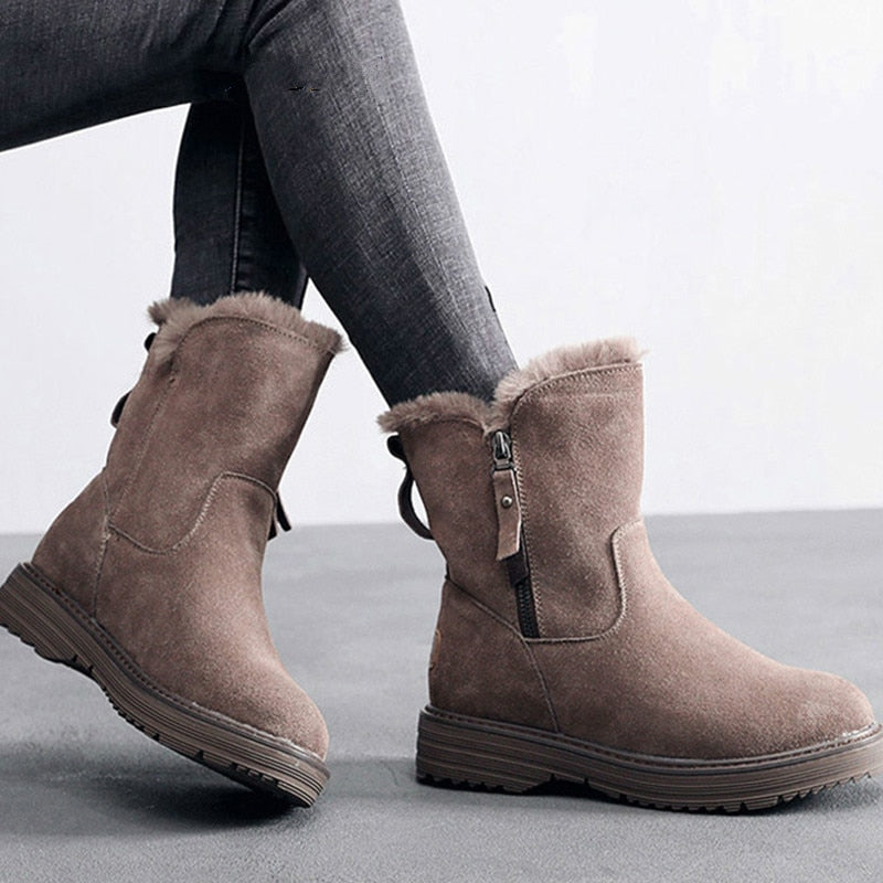 Bottines d'hiver en daim - Kaelis
