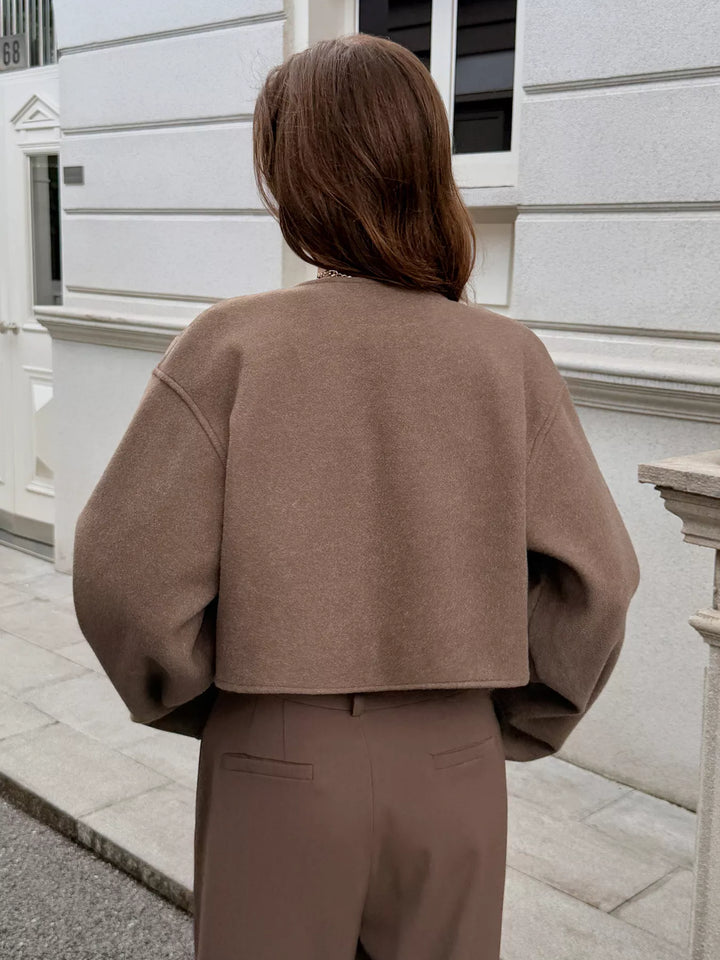 Veste courte en laine pour femme - Sabrina