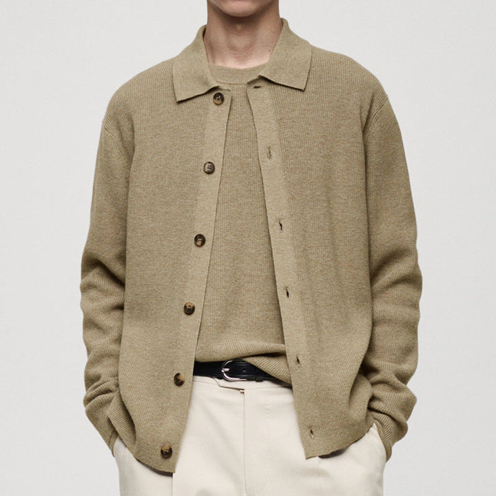 Cardigan en maille légère pour hommes - Hugo