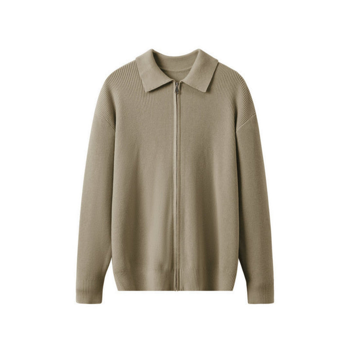 Gilet en maille avec col pour homme - Franco