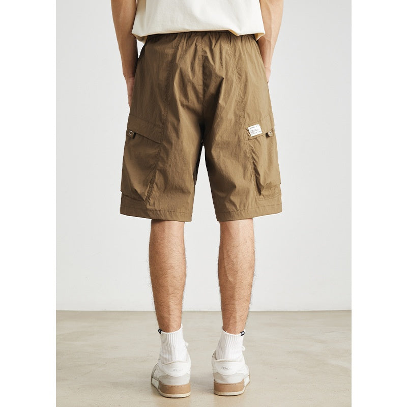 Short léger pour homme avec poches latérales et cordon de serrage ajustable - Calvin