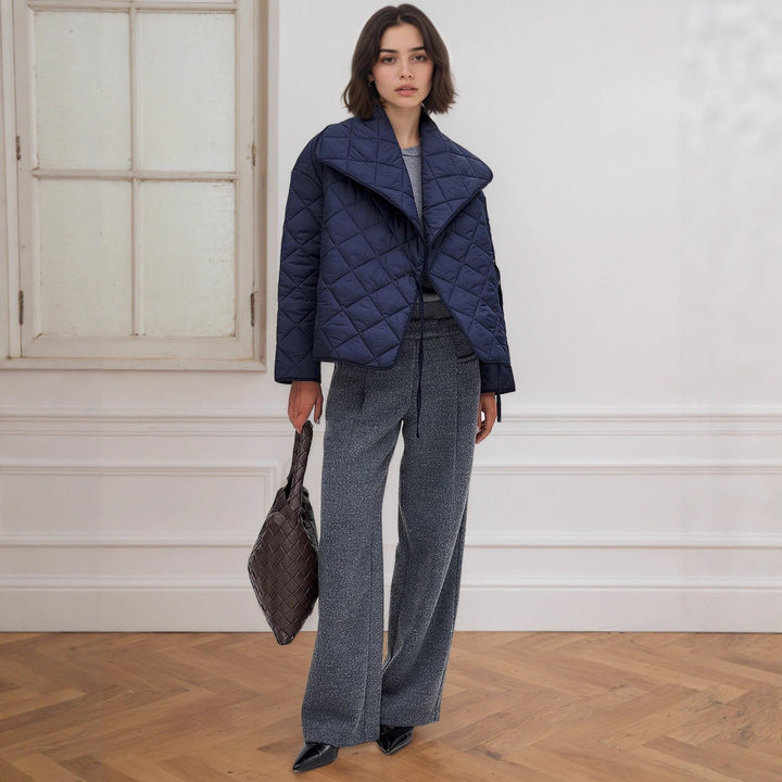 Veste courte à effet matelassé pour femme - Elnara