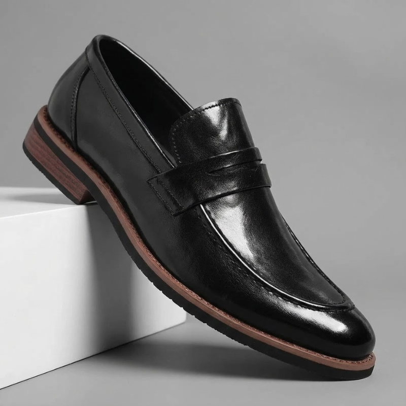 Mocassins élégants pour hommes avec semelles robustes - Thiberius
