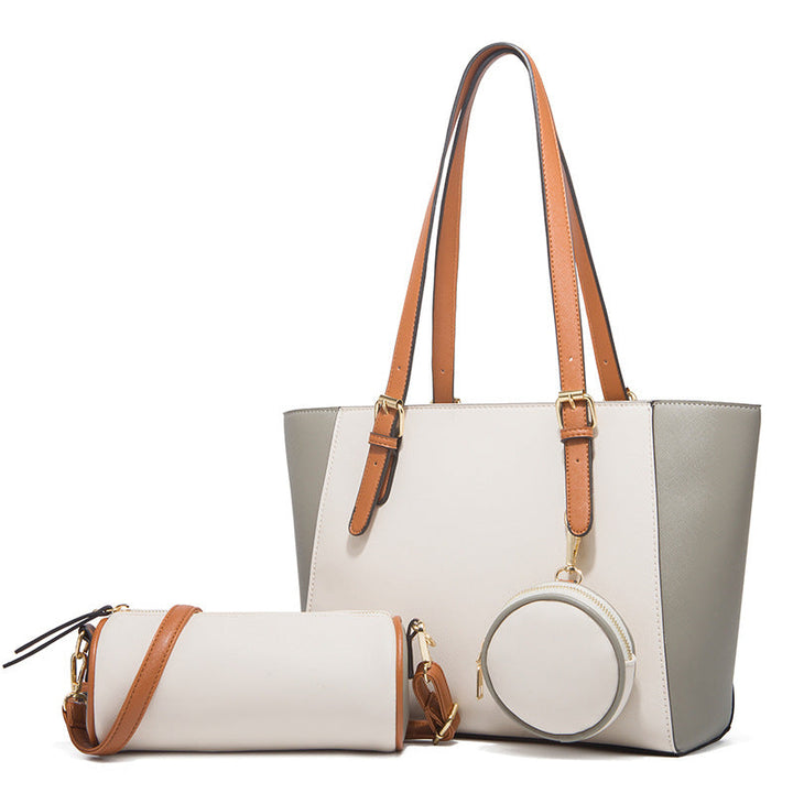 Élégant sac fourre-tout pour femmes avec un design bicolore