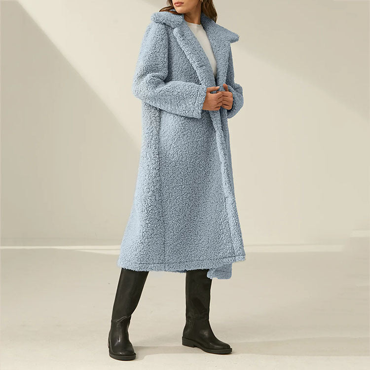 Manteau long en polaire pour femme - Ysandre