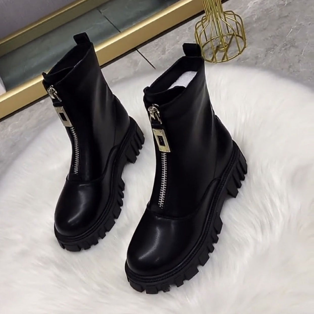 Bottes mi-mollet robustes pour femmes - Ragnhild