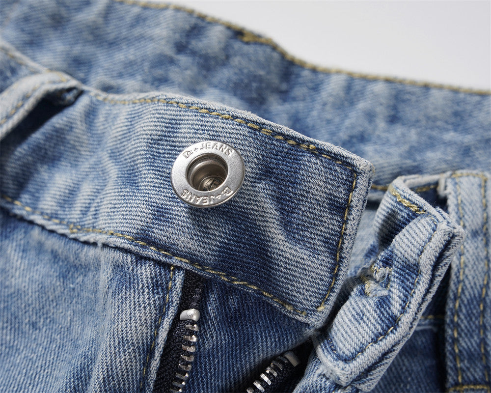 Jean cargo droit pour hommes - Falko