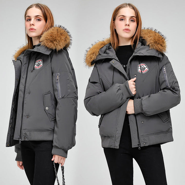 Veste courte d'hiver matelassée pour femme - Lysanne