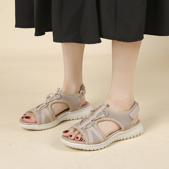 Sandales orthopédiques avec double bride réglable et semelle ergonomique - Sarel
