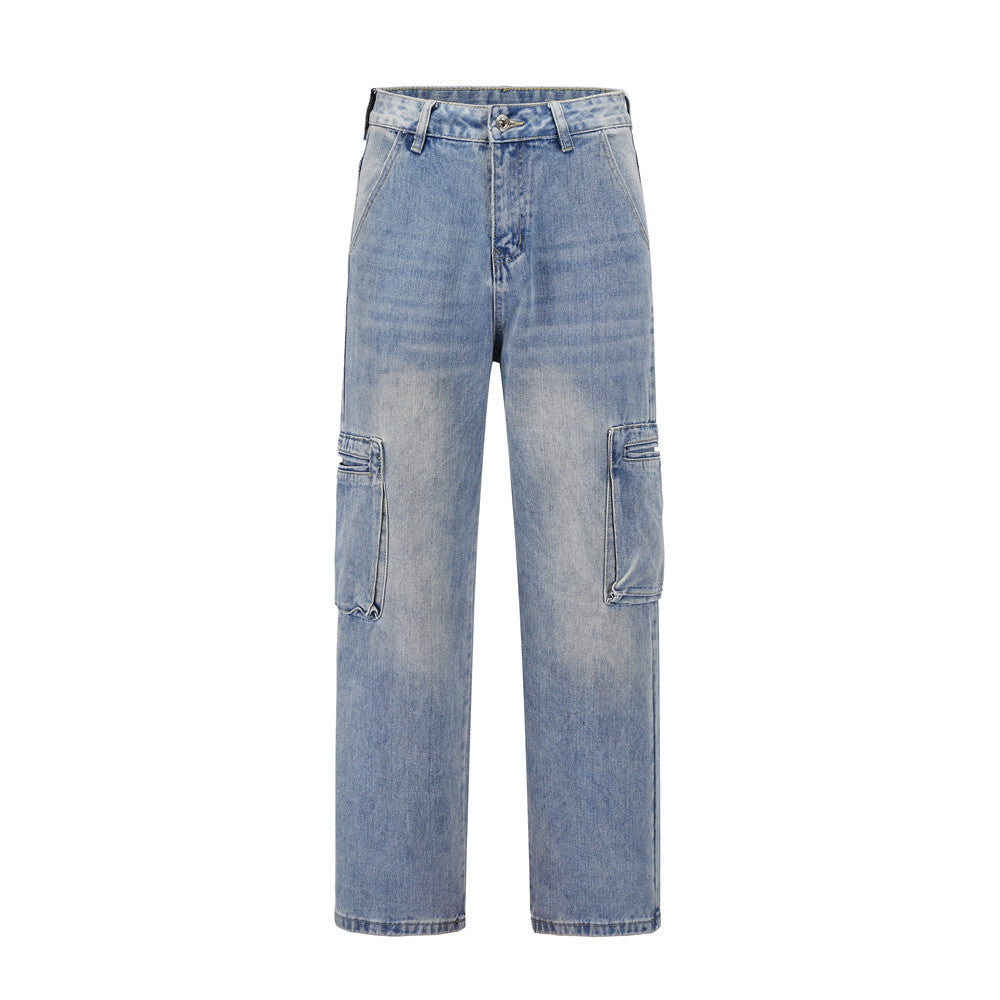 Jean cargo droit pour hommes - Falko