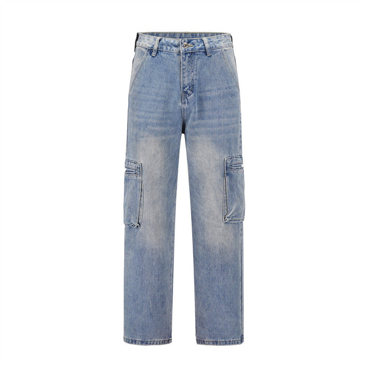 Jean cargo droit pour hommes - Falko