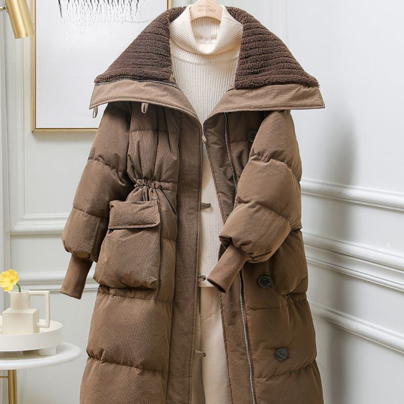 Manteau long matelassé pour femme - Amandine