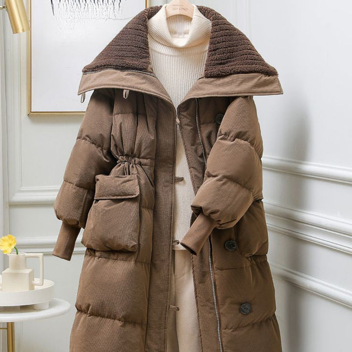 Manteau long matelassé pour femme - Amandine