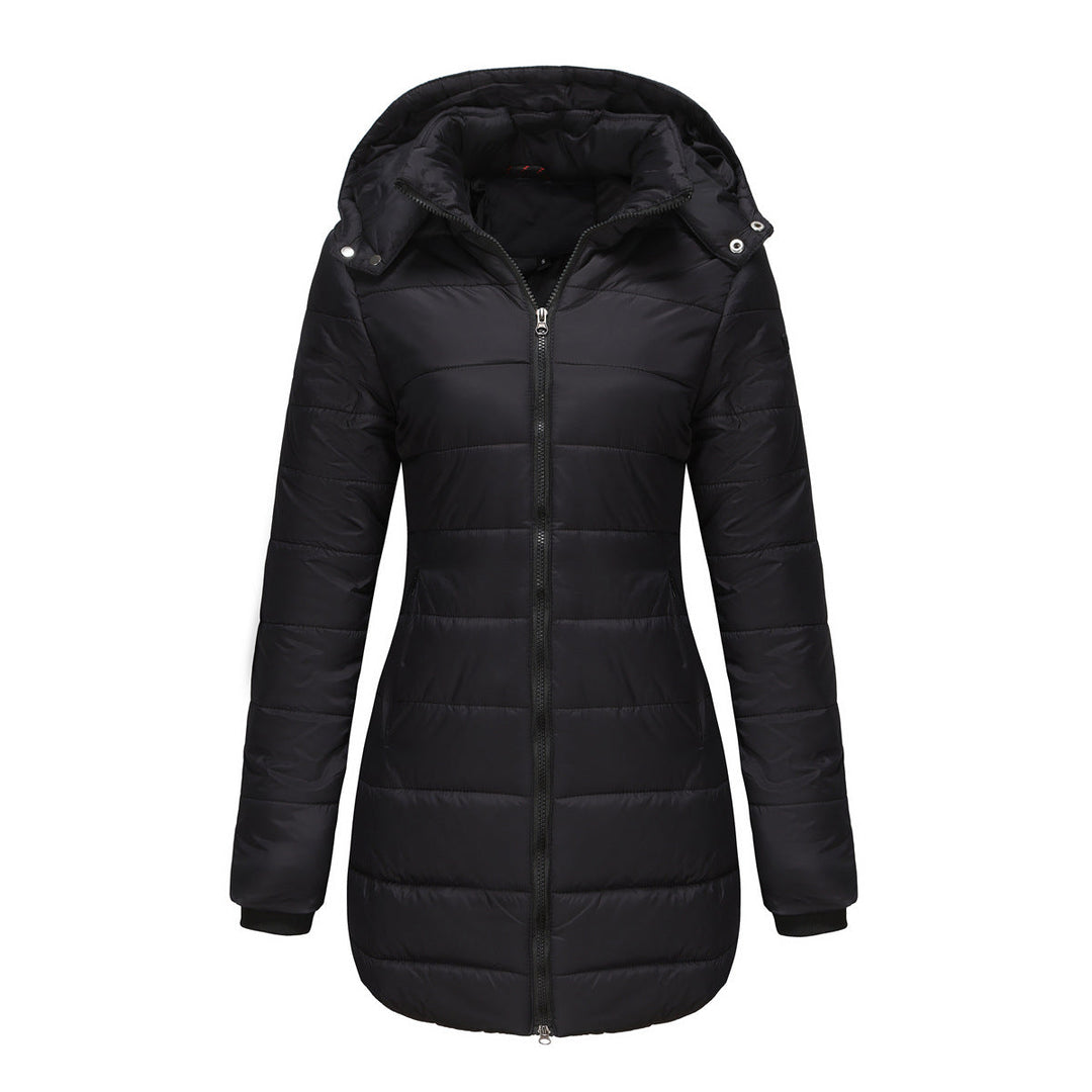 Veste longue à capuche pour femme - Naelle