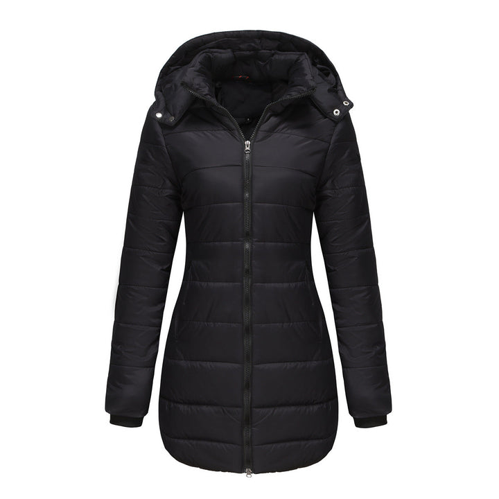 Veste longue à capuche pour femme - Naelle