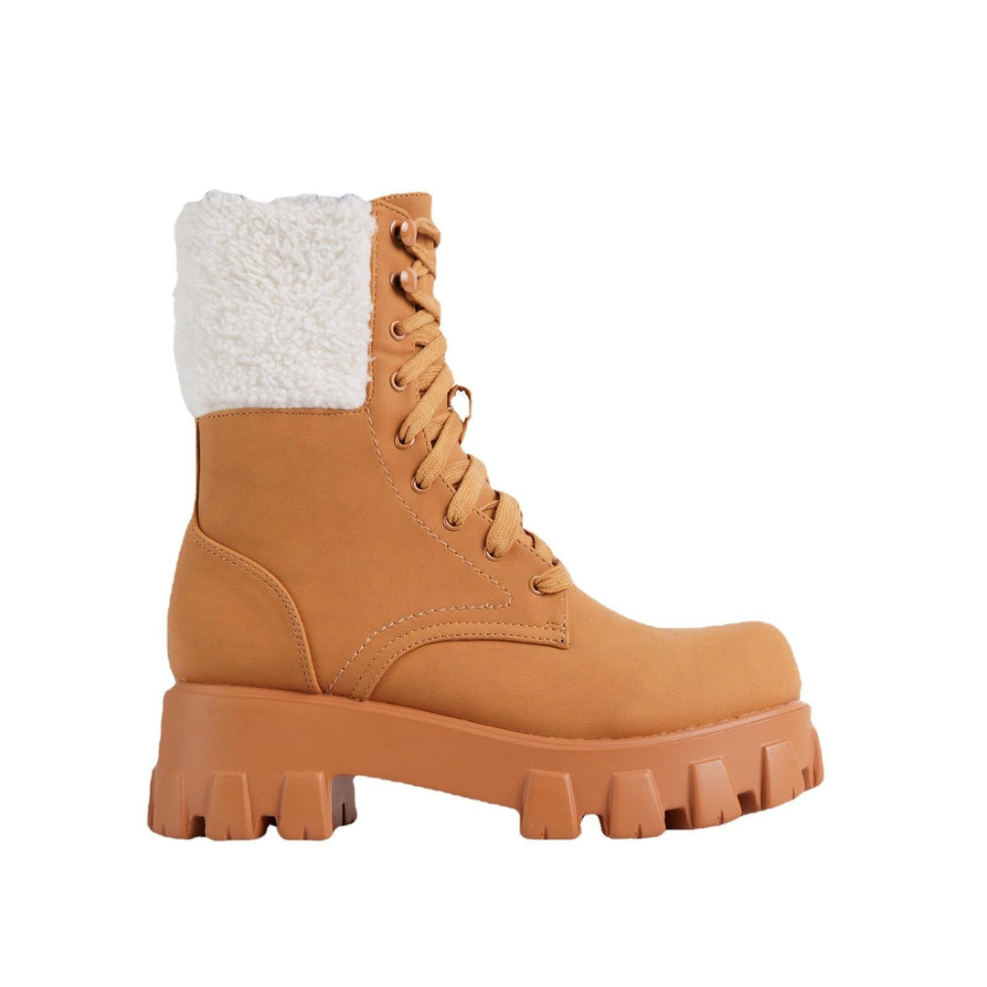 Bottes d'hiver pour femmes avec finition en peluche - Yllena
