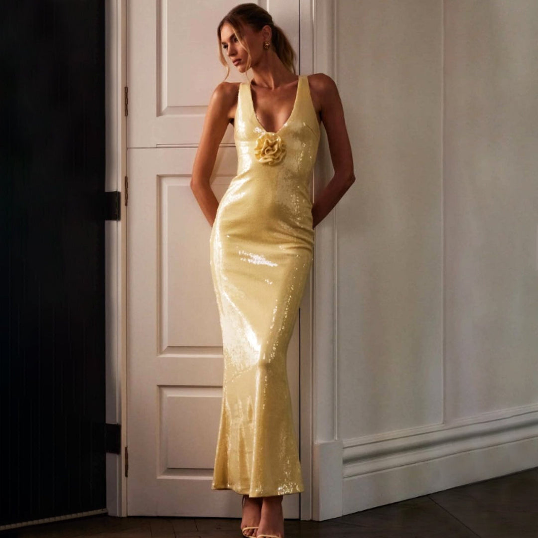 Robe à paillettes pour femme - Maelise