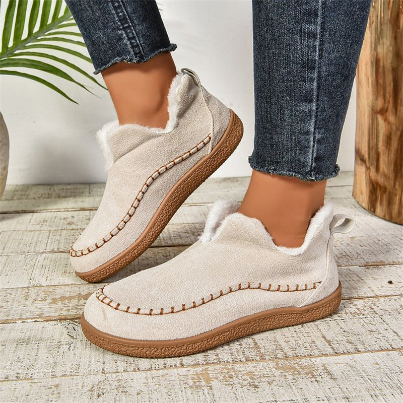 Bottines d'hiver pour femmes avec effet confortable - Azdari