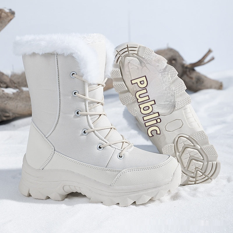 Bottes mi-mollets pour femmes au design hivernal fonctionnel - Svala