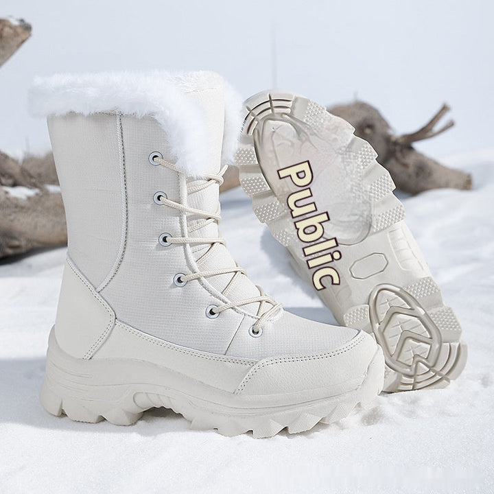 Bottes mi-mollets pour femmes au design hivernal fonctionnel - Svala